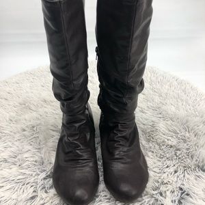 Maurices Dark Brown Slouchy Boots